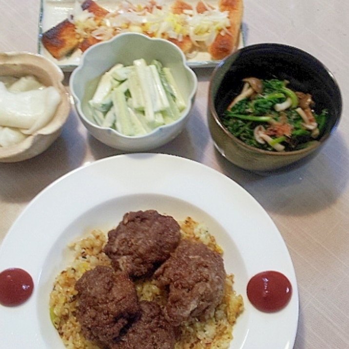 一皿でエスニカン！☆牛肉のエスニック焼きライス